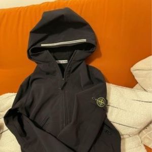 STONE ISLAND HOODED TRACK TOP 64251 SIZE M